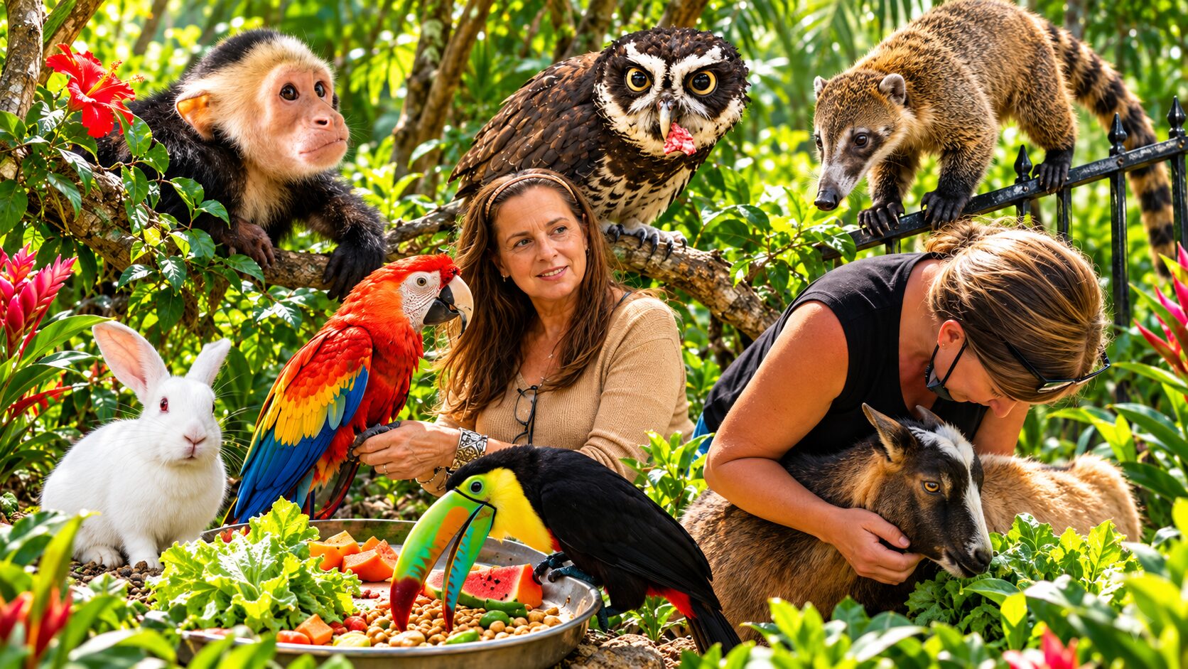 Wildlife and sanctuary life at Jungla de Panama